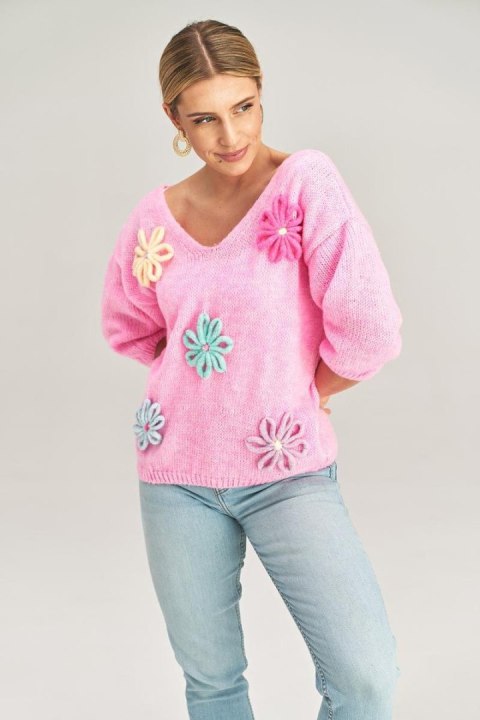 Sweter Damski Model M994 Pink - Figl