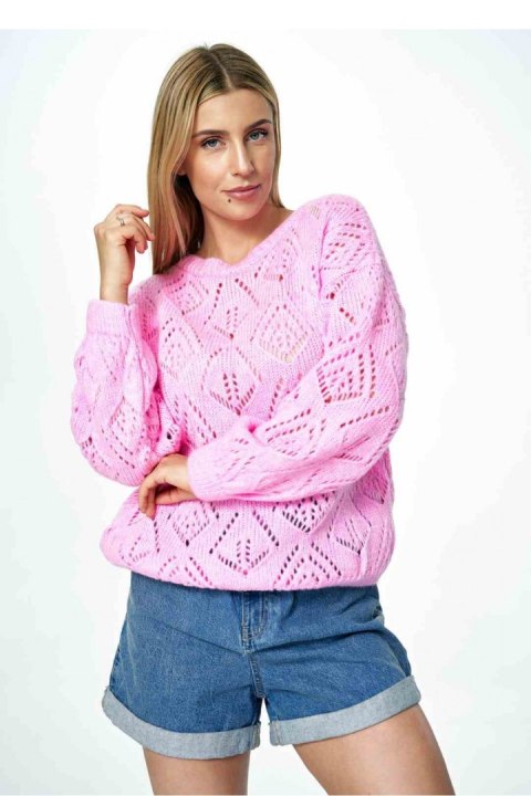 Sweter Damski Model M887 Pink - Figl