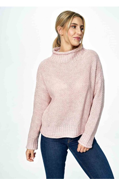 Sweter Damski Model M886 Light Pink - Figl