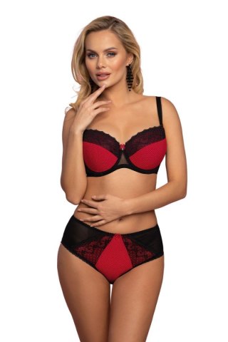 Biustonosz push up Biustonosz Usztywniany Model VB-446 Red/Black - Vena