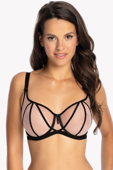 Biustonosz Soft Model Lea 1101 Black/Pink - Gaia