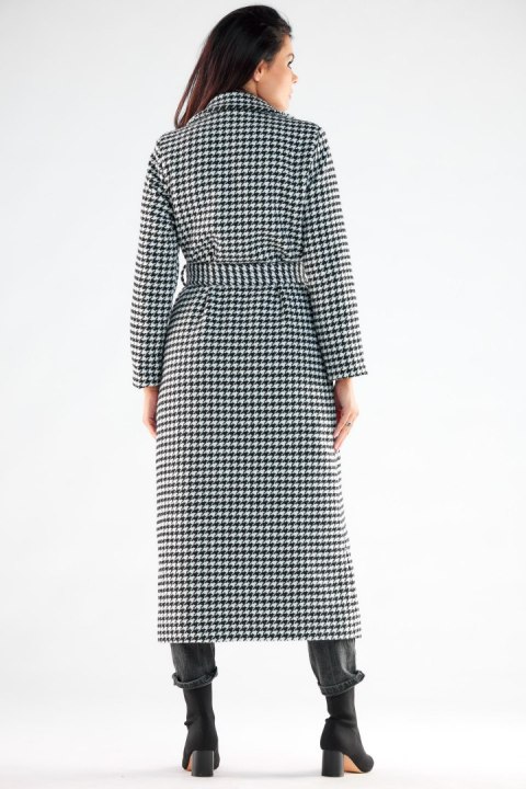 Płaszcz Damski Model A547 Houndstooth - awama