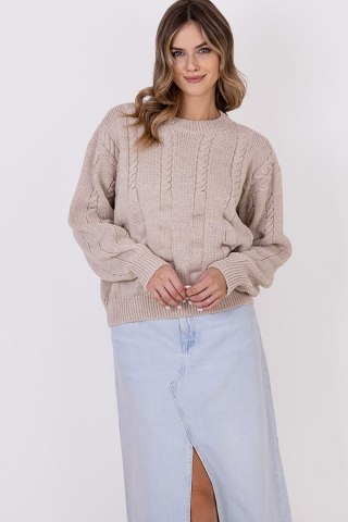 Sweter Damski Model SWE323 Beige - MKM