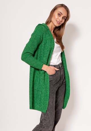 Sweter Kardigan Model PA019 Green - MKM