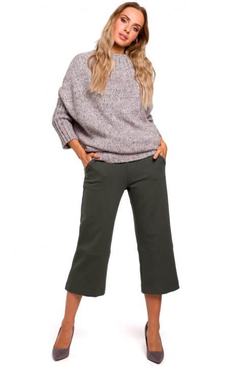 Sweter Damski Model MOE470 Grey - Moe