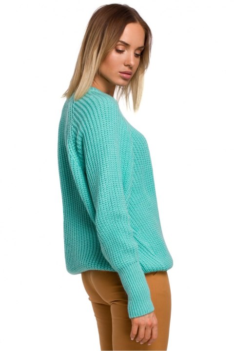 Sweter Damski Model MOE537 Seledyn - Moe