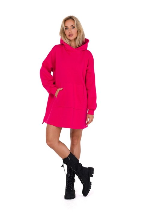 Sukienka Model MOE762 Malina - Moe Sukienka Model MOE762 Malina - Moe