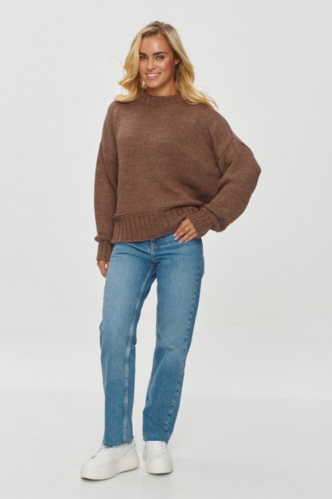 Sweter Damski Model S151 Cappuccino - Makadamia