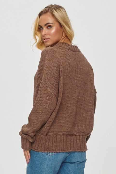 Sweter Damski Model S151 Cappuccino - Makadamia