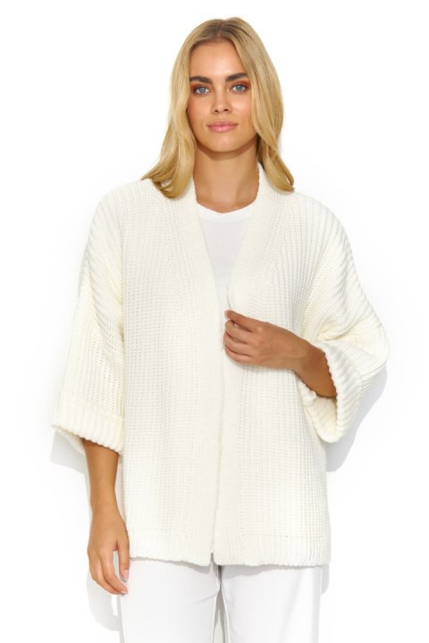 Sweter Kardigan Model S145 Śmietana - Makadamia