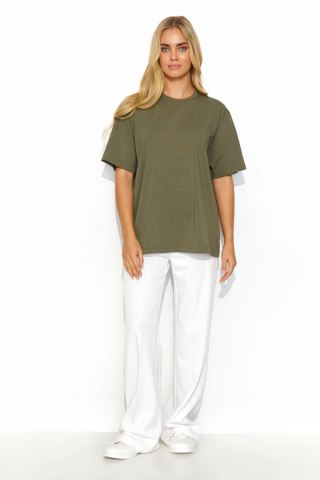 T-shirt Damski Model M826 Khaki - Makadamia