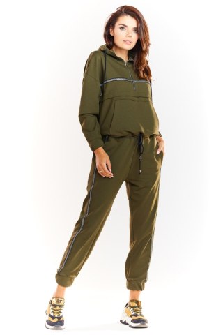 Spodnie Dresowe Model M231 Khaki - Infinite You