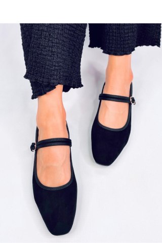 Baleriny w stylu Mary Jane GOLINS BLACK - Inello