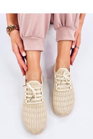 Buty sportowe skarpetkowe BARKES BEIGE - Inello