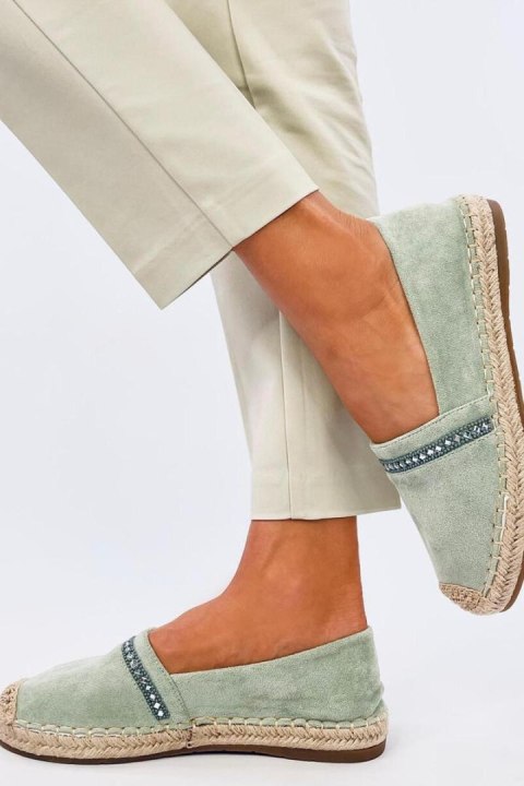 Espadryle damskie ETANCE GREEN - Inello