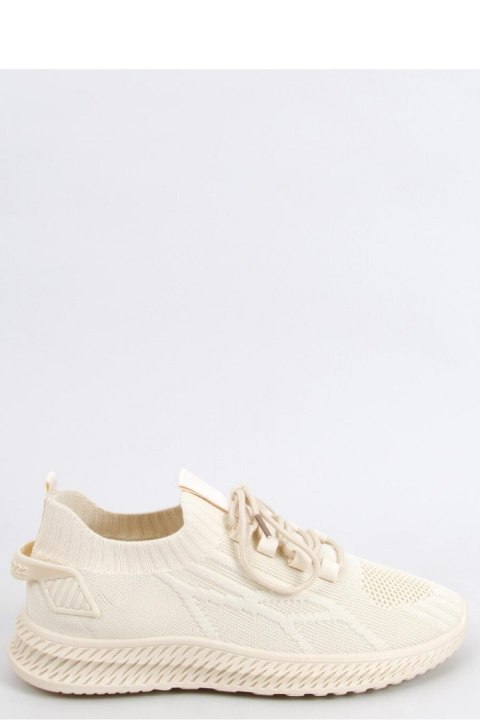 Buty sportowe skarpetkowe ZEWA BEIGE - Inello