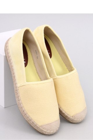 Espadryle damskie płócienne HAYDON YELLOW - Inello