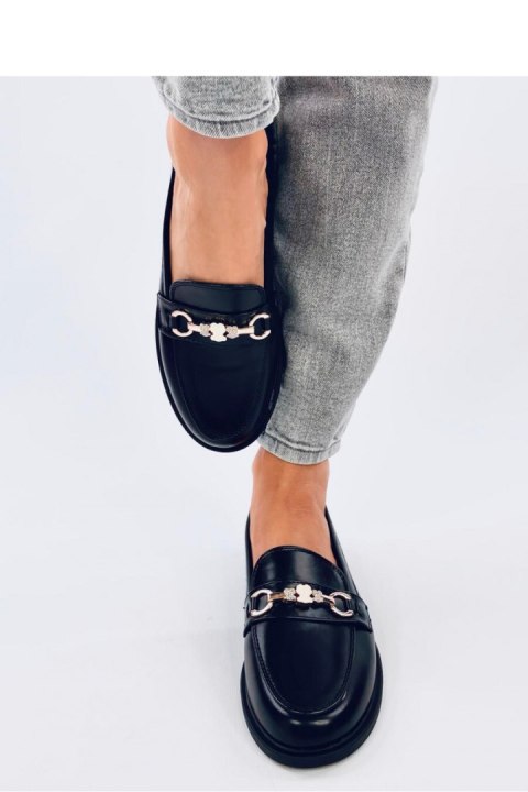 Mokasyny z misiami GRACESS BLACK - Inello