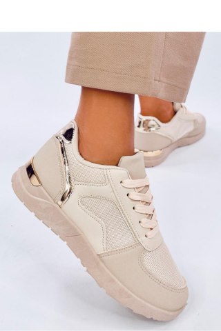 Sneakersy damskie leciutkie DOLEH BEIGE - Inello