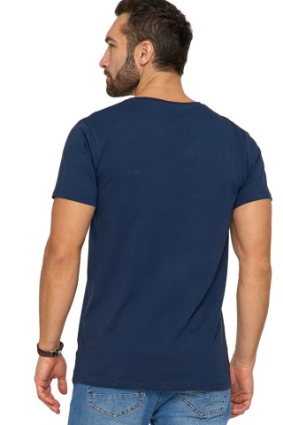 Tshirt Męski Model OTS1500-004 Navy - Moraj