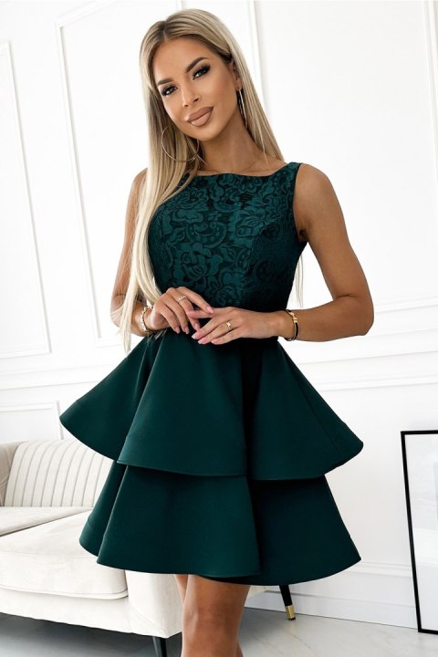 Sukienka Model Laura 205-4 Bottle Green - Numoco Hurtownia odzieży on-line, moda damska, bielizna i obuwie dla kobiet - Matterho