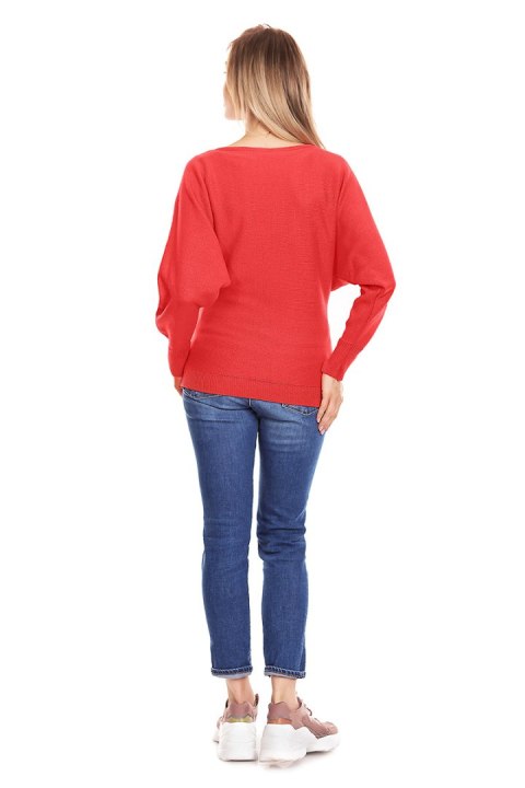 Sweter model 70003C Neon Coral - PeeKaBoo