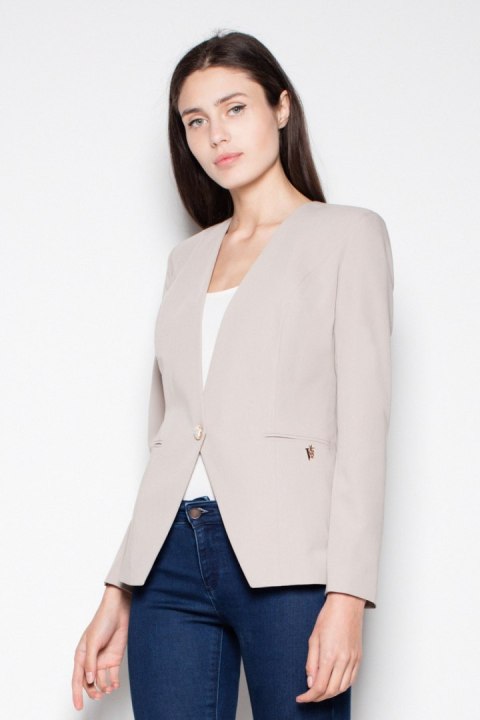 Żakiet Model VT086 Beige - Venaton Żakiet Model VT086 Beige - Venaton