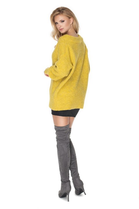 Sweter Damski Model 30064 Yellow - PeeKaBoo