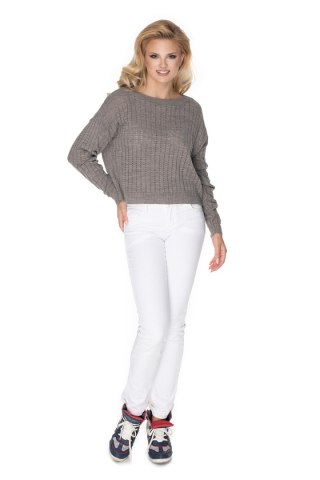 Sweter Damski Model 70022 Cappuccino - PeeKaBoo