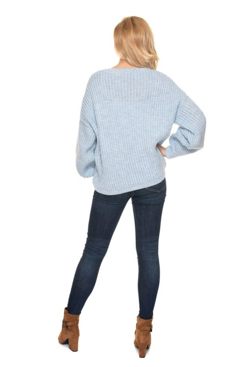 Sweter Kardigan Model 30077 Błękit - PeeKaBoo