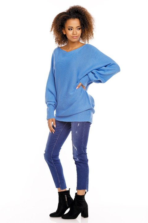 Sweter model 70003 Jeans - PeeKaBoo Hurtownia odzieży on-line, moda damska, bielizna i obuwie dla kobiet - Matterhorn.pl