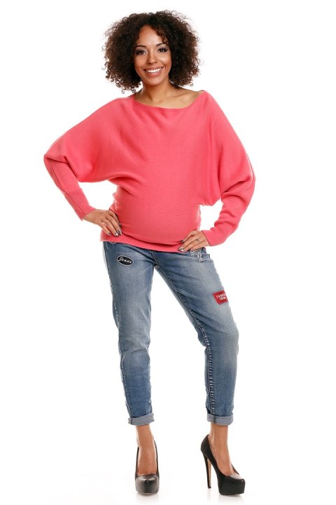 Sweter model 70003C Coral - PeeKaBoo