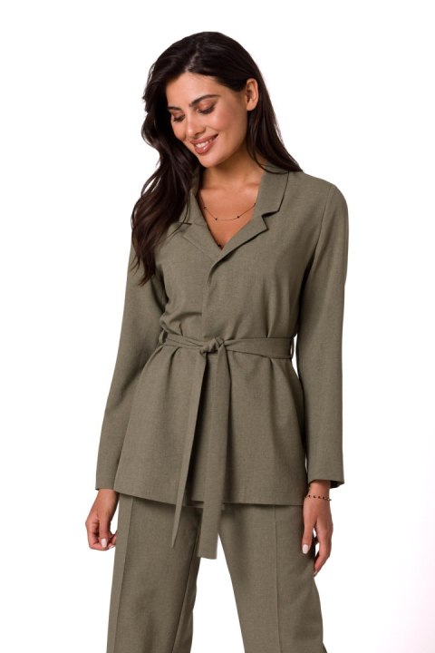 Marynarka Model B253 Oliwka - BeWear Marynarka Model B253 Oliwka - BeWear