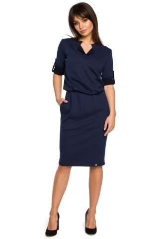 Sukienka Model B056 Navy - BeWear