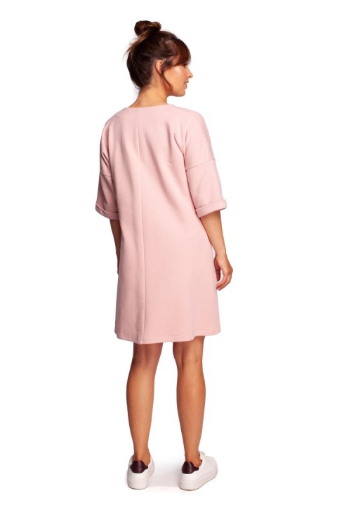 Sukienka Model B233 Powder Pink - BeWear