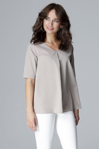 Bluzka Model L002 Beige - Lenitif