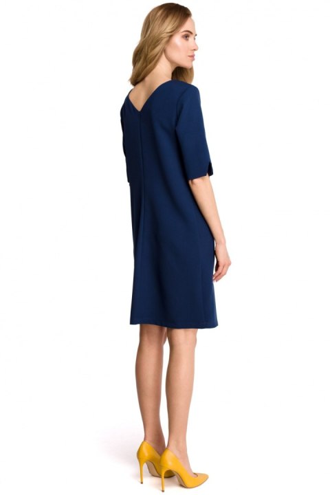 Sukienka Model S113 Navy - Stylove Sukienka Model S113 Navy - Stylove
