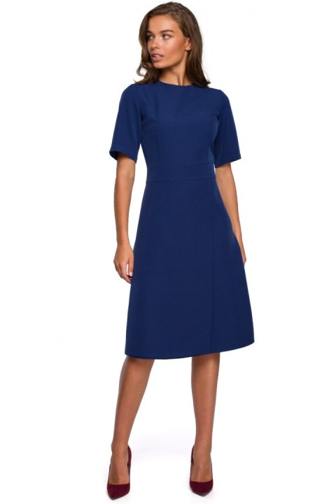 Sukienka Model S240 Navy - Stylove Sukienka Model S240 Navy - Stylove