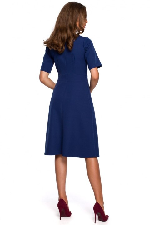 Sukienka Model S240 Navy - Stylove Sukienka Model S240 Navy - Stylove
