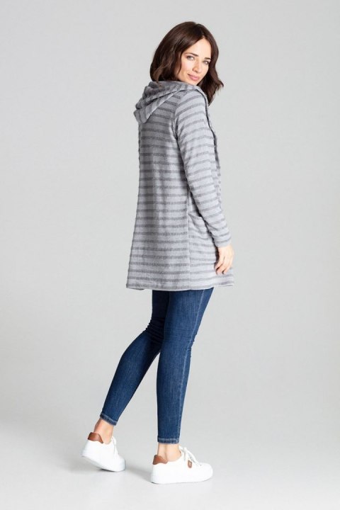 Sweter Kardigan Model L070 Grey - Lenitif