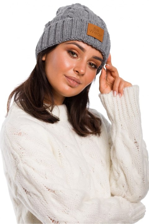 Czapka Damska Model BK043 Grey - BE Knit