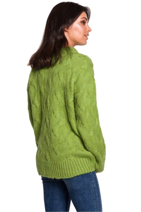 Sweter Damski Model BK038 Green - BE Knit