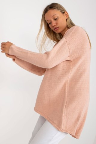 Sweter Damski Model TW-SW-BI-1222.13X Light Pink - Och Bella