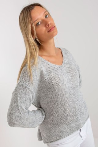 Sweter Damski Model TW-SW-BI-3002.98 Grey - Och Bella