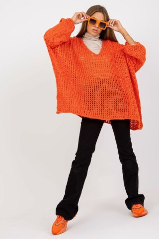 Sweter Damski Model TW-SW-BI-M2200.27 Orange - Och Bella