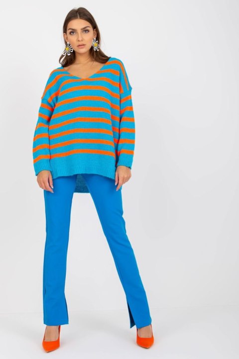 Sweter Damski Model TW-SW-BI-M59.25 Blue - Och Bella