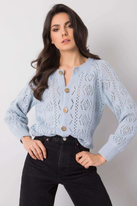 Sweter Kardigan Model TW-SW-BI-591.60 Light Blue - Och Bella