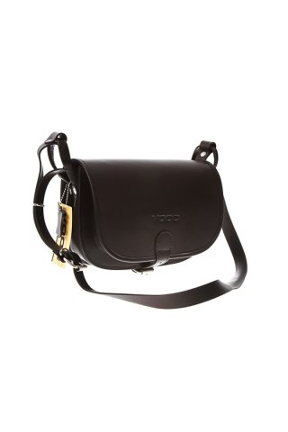 Torebka listonoszka skóra Vintage P26 Black - Verosoft
