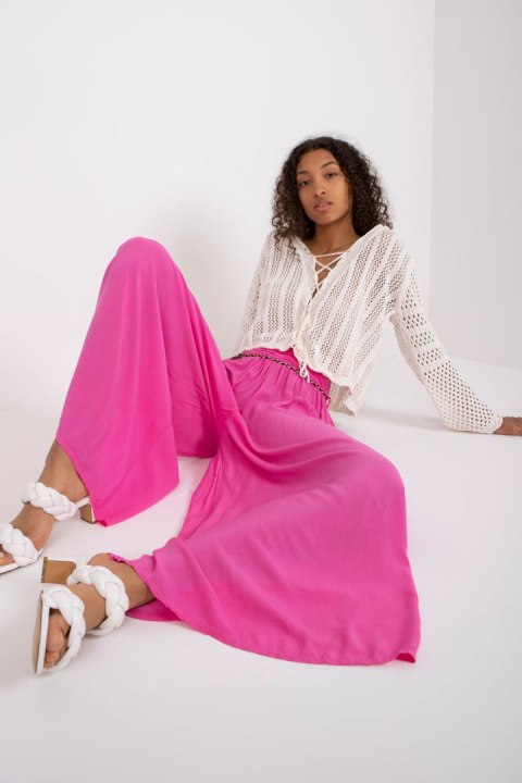 Spodnie Damskie Model TW-SP-BI-81733.14 Pink - Och Bella Spodnie Damskie Model TW-SP-BI-81733.14 Pink - Och Bella