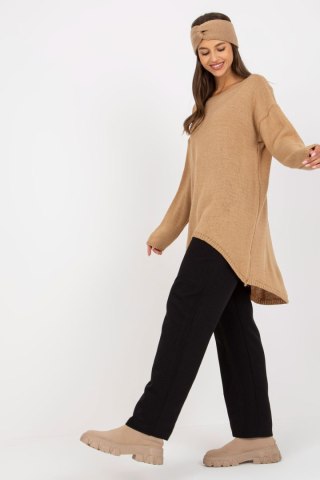 Sweter Damski Model TW-SW-BI-1222.13X Camel - Och Bella